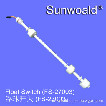 3 floats PP magnetic float level sensor reed switch
